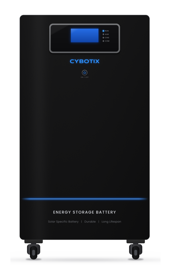 Cybotix 16.07kWh lithium battery front view Cybotix 16.07kWh lithium battery front view